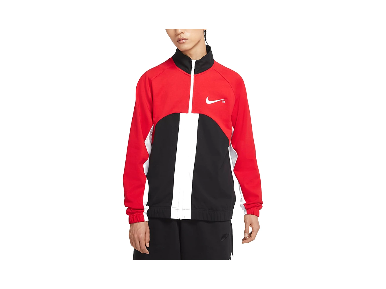 Nike Jackets University Red Stand Collar