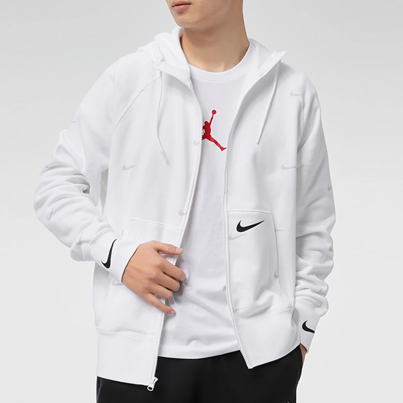 Nike Jackets White Hooded