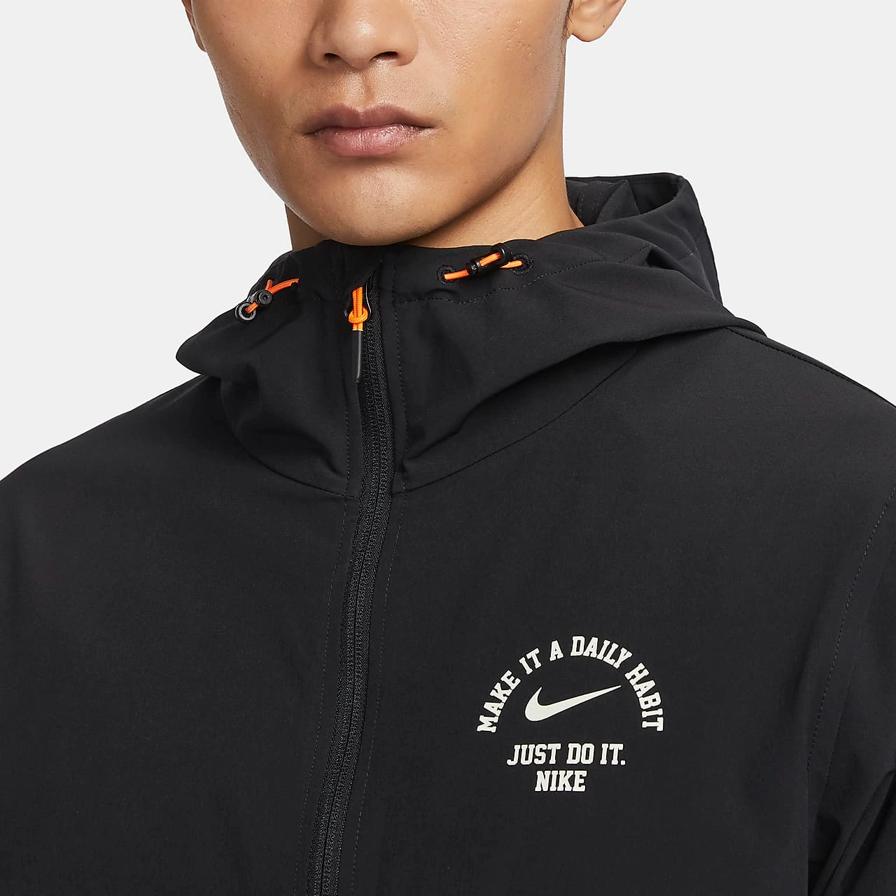 Nike Jackets Black Hooded Moderate Other
