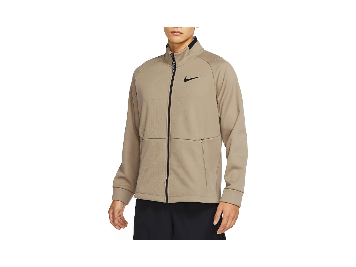 Nike Jackets Khaki Stand Collar Moderate
