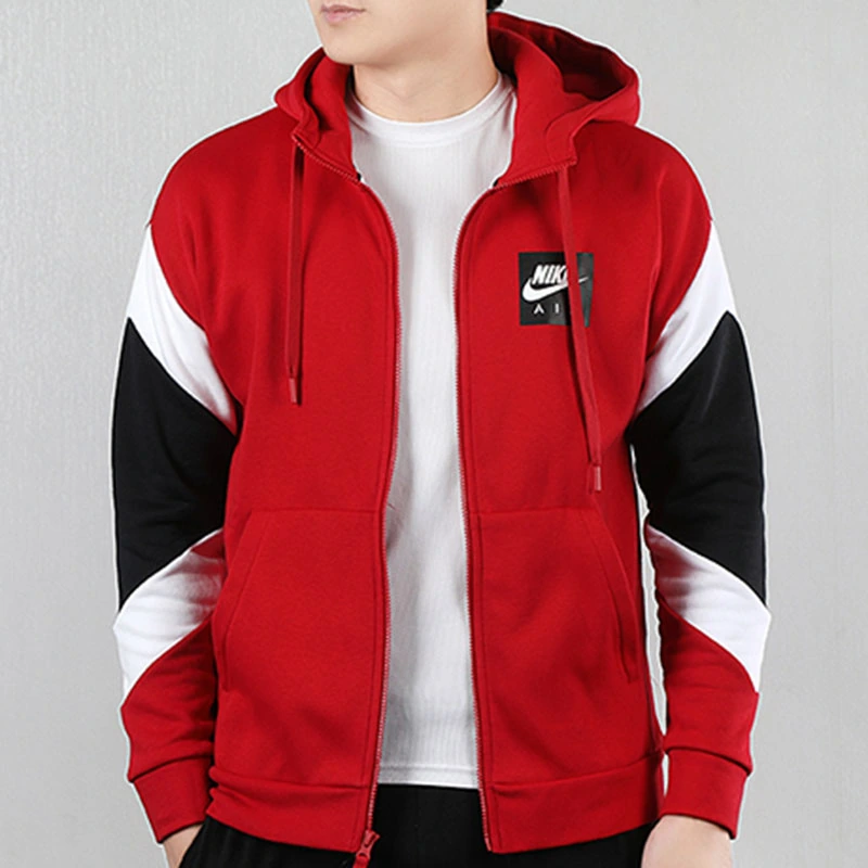 Nike Jackets Red Hooded Moderate Other