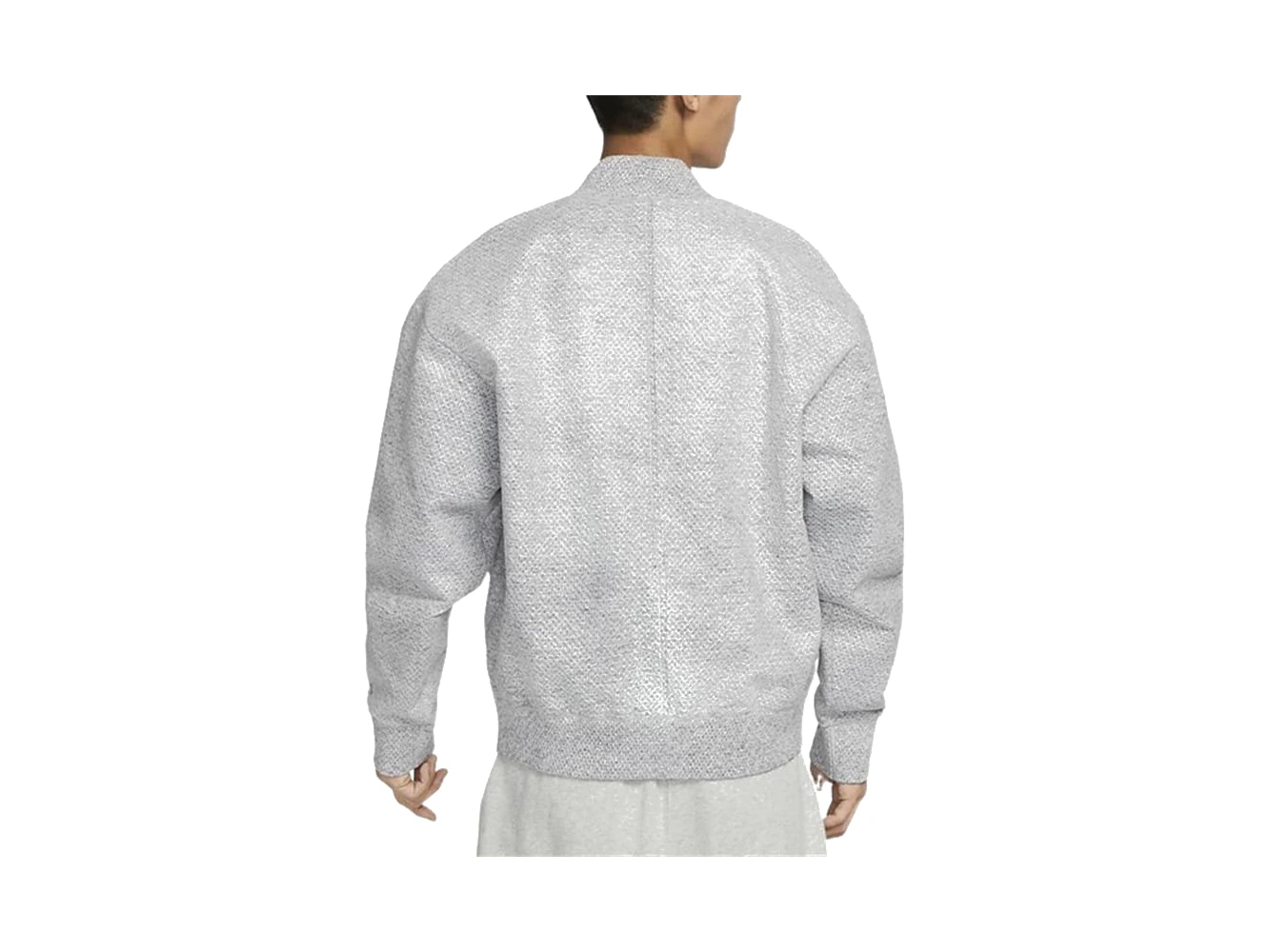 Nike Jackets Gray Baseball Collar