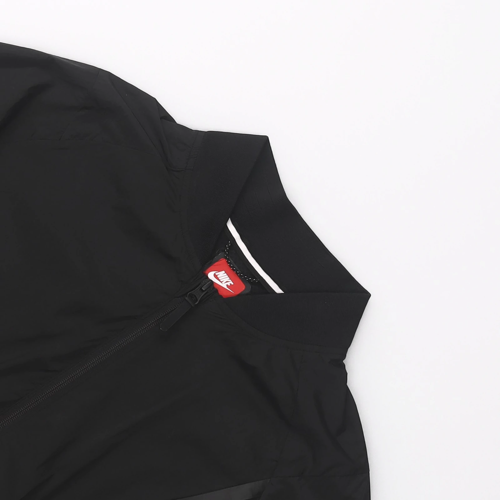 Nike Jackets Black Baseball Collar