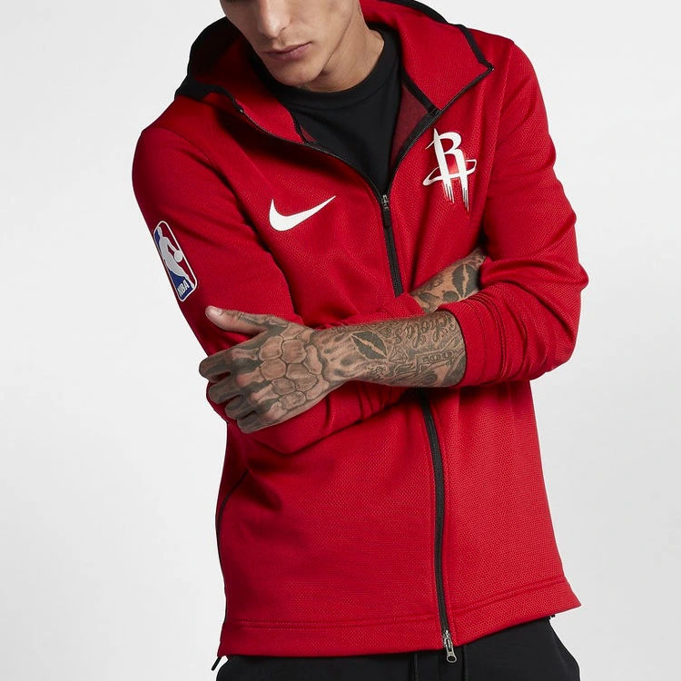 Nike Jackets Red Hooded (Non-detachable)