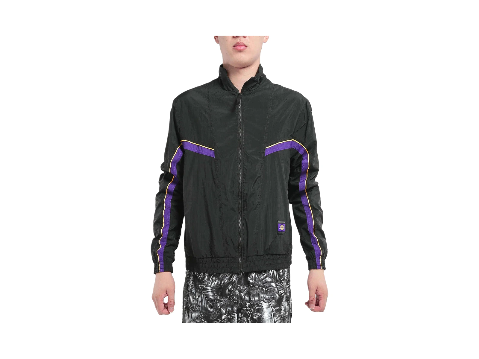 Nike Jackets Black Stand Collar Moderate