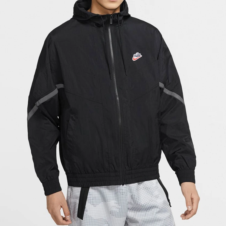 Nike Jackets Black Hooded Moderate Other