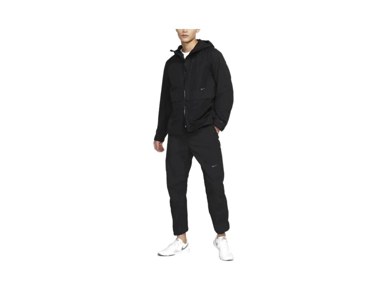 Nike Jackets Black Stand Collar Moderate