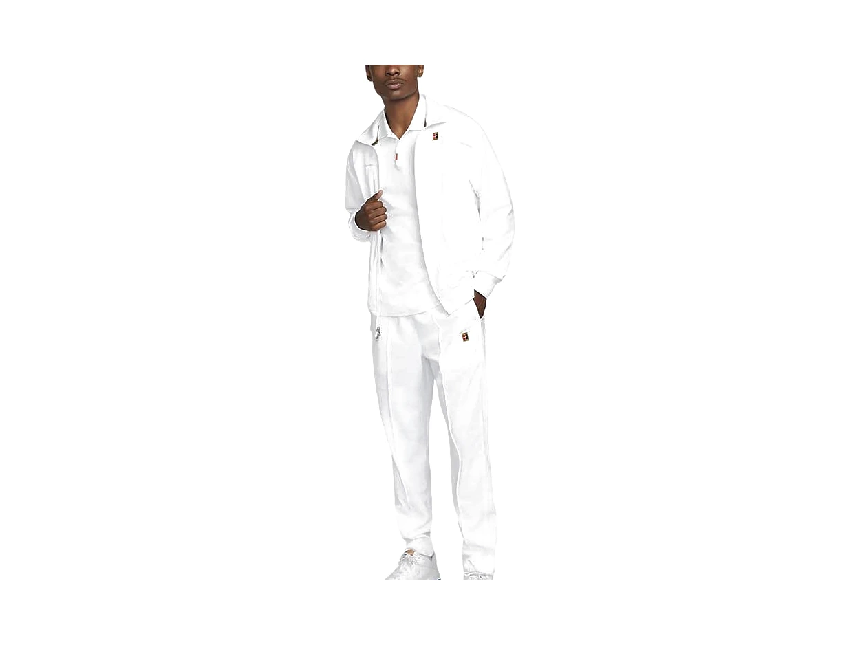 Nike Jackets White Stand Collar Moderate