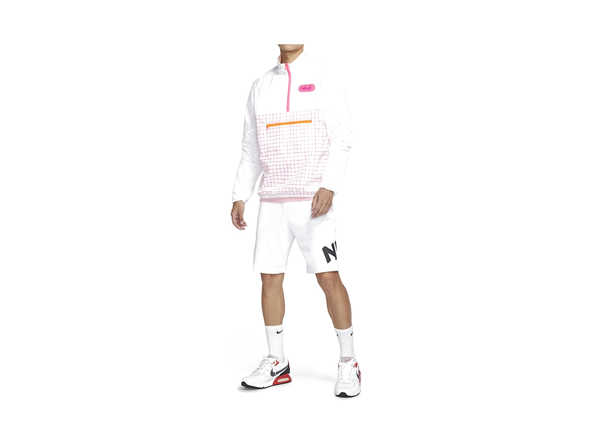 Nike Jackets White Stand Collar Moderate