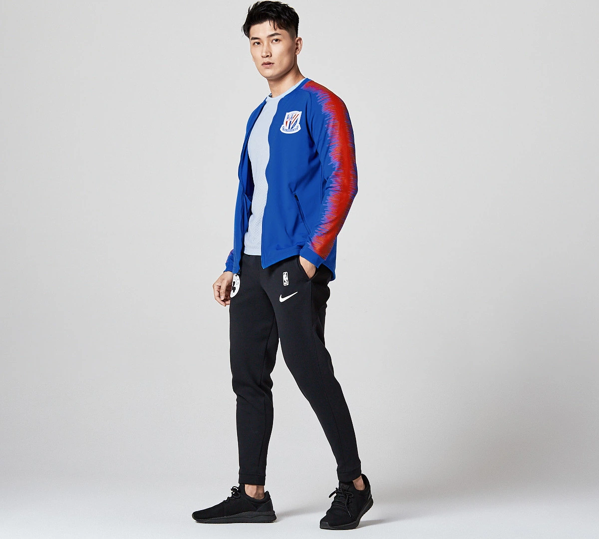 Nike Jackets Royal Blue Stand Collar
