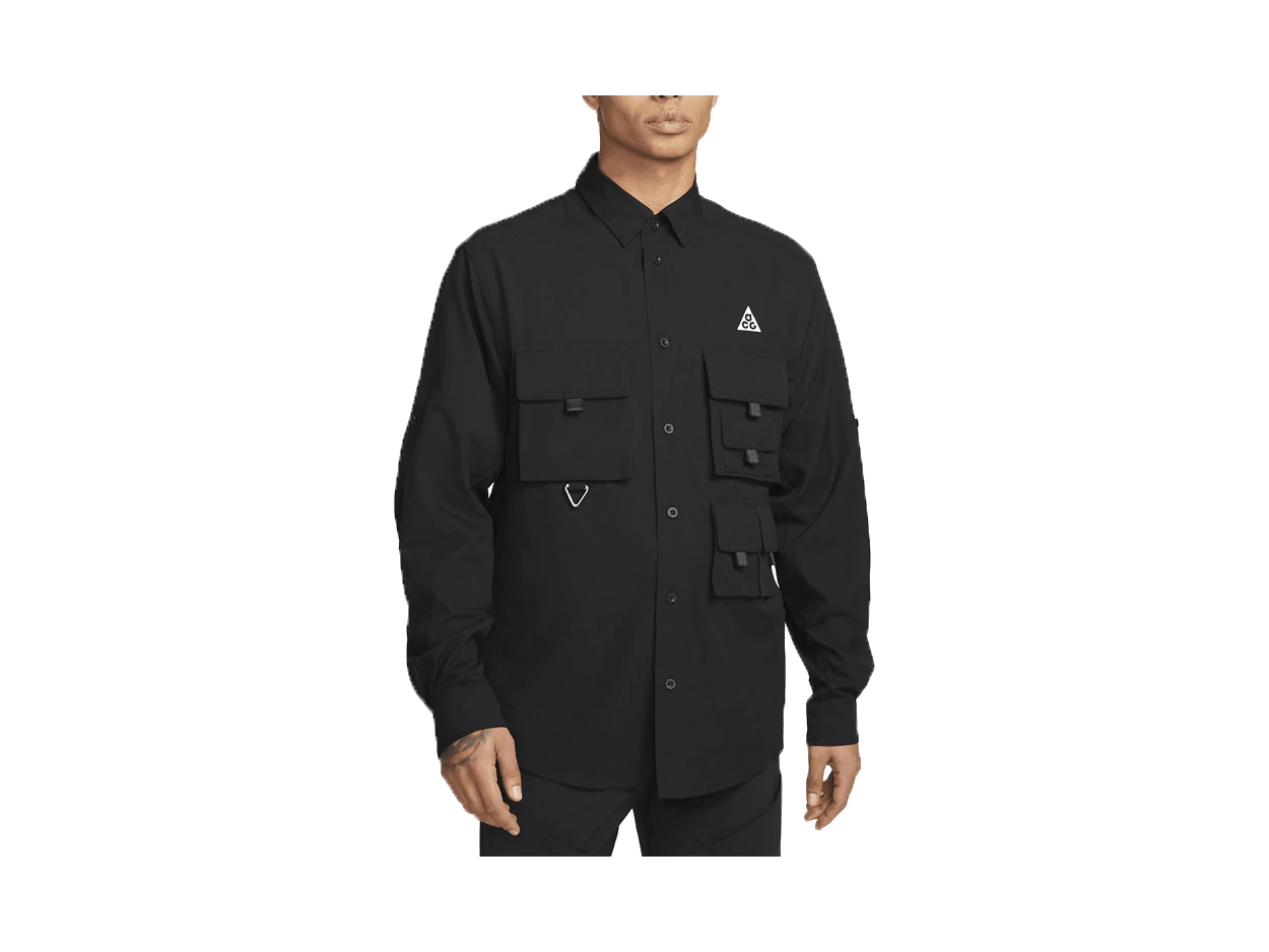 Nike Dri-Fit logo-embroidered shirt