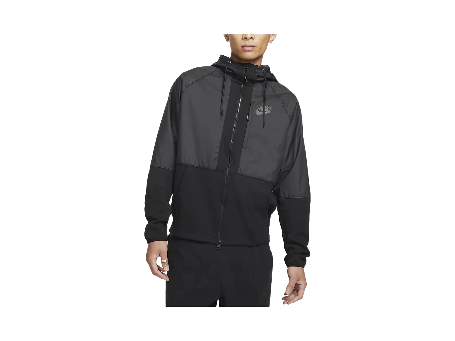 Nike Jackets Black Hooded Moderate Other