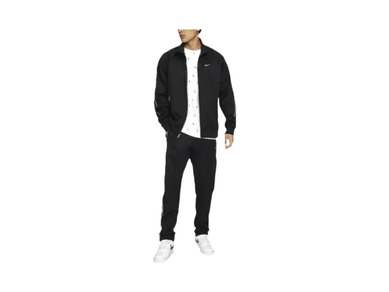 Nike Jackets Black Stand Collar Moderate