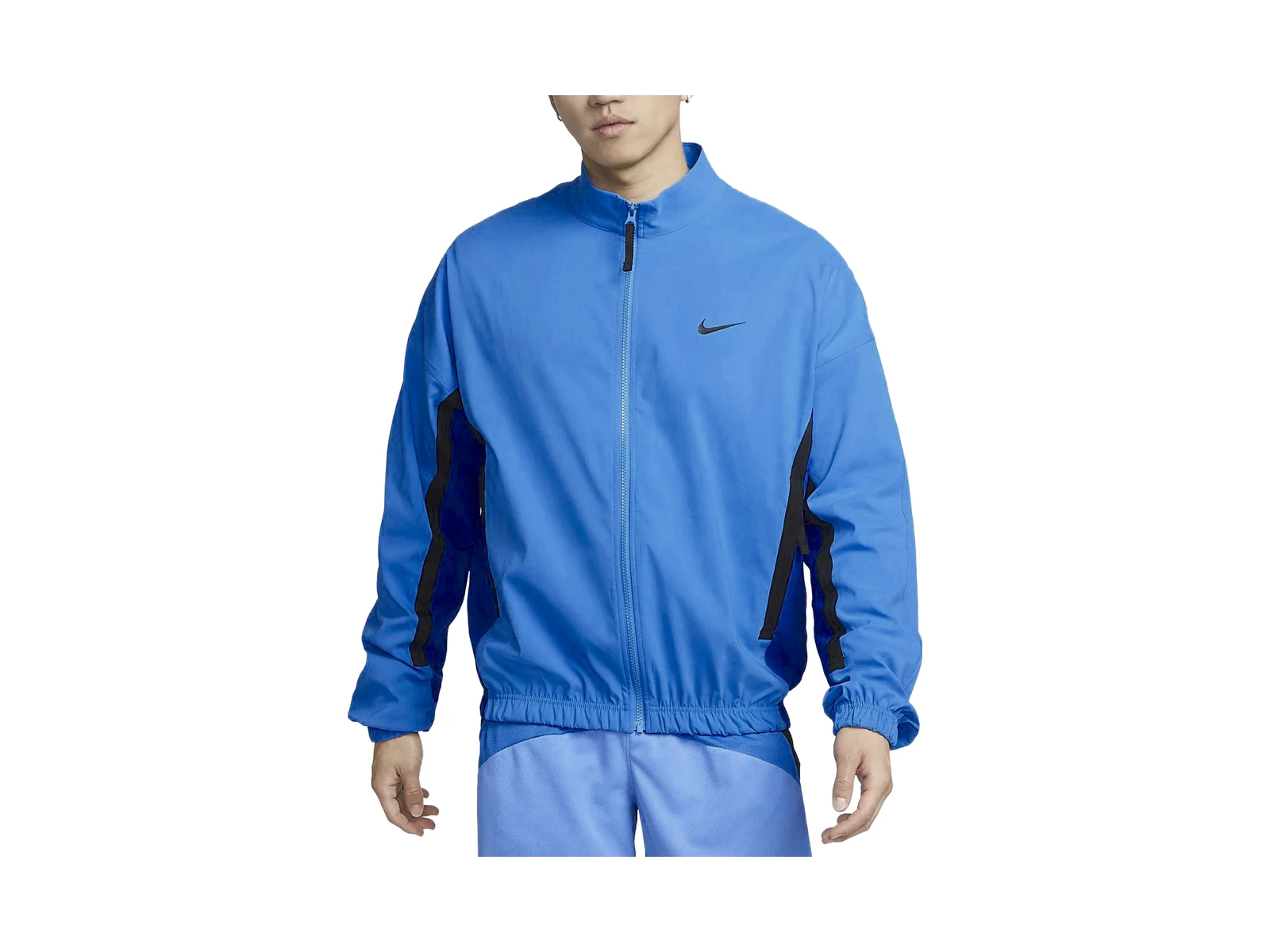 Nike Jackets Blue Stand Collar Moderate
