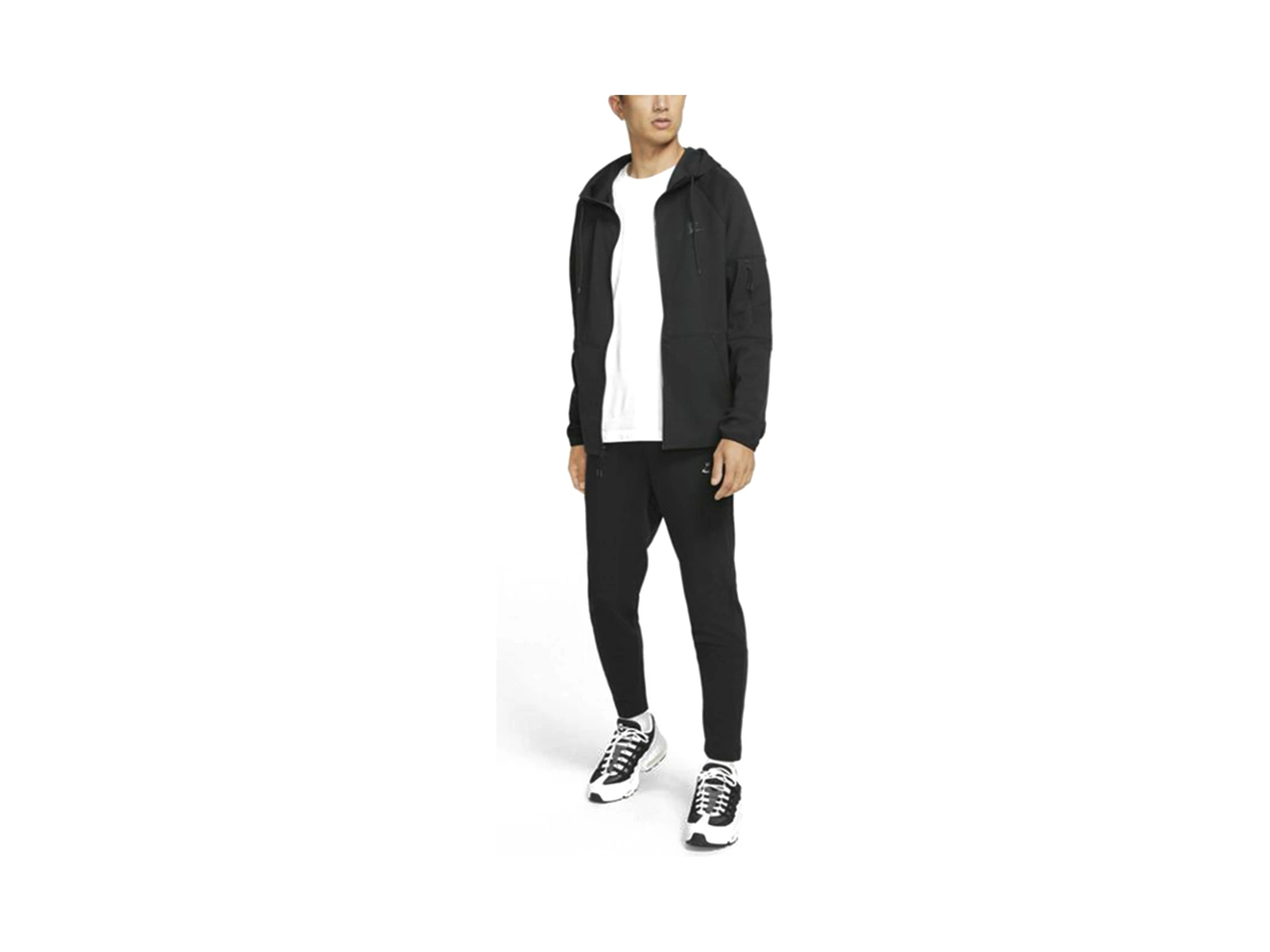Nike Jackets Black Hooded