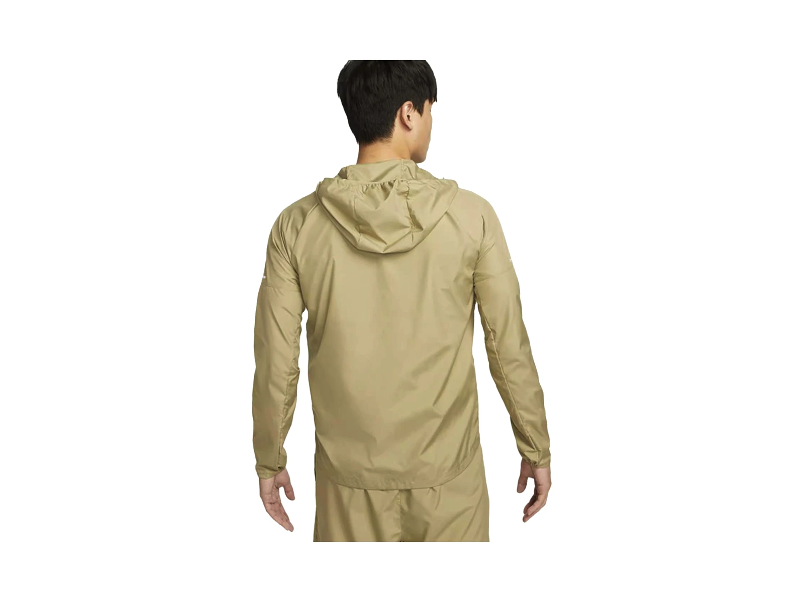 Nike Miler Jackets Khaki Hooded Moderate