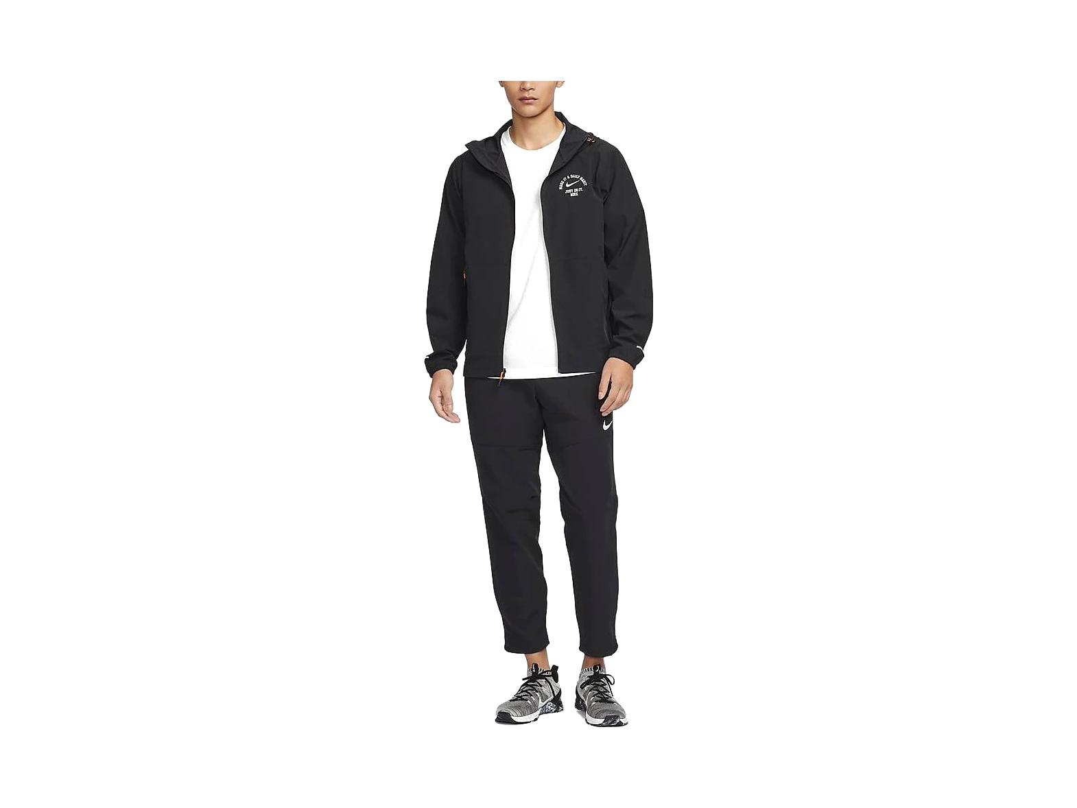 Nike Jackets Black Hooded Moderate Other