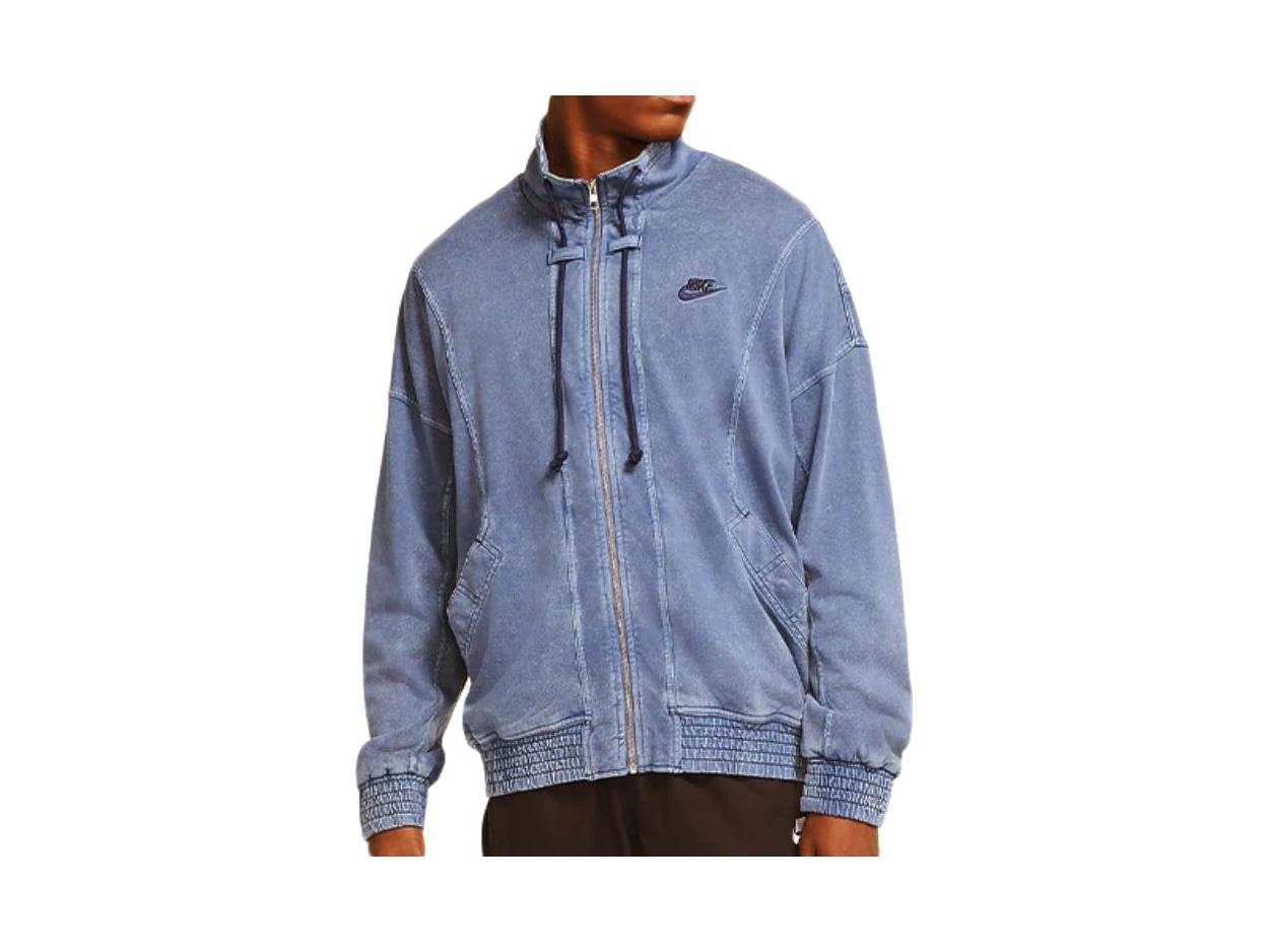 Nike Jackets Blue Stand Collar Moderate