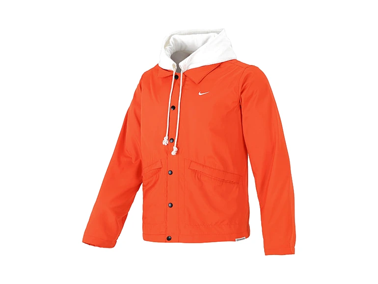 Nike Jackets Orange Red Hooded