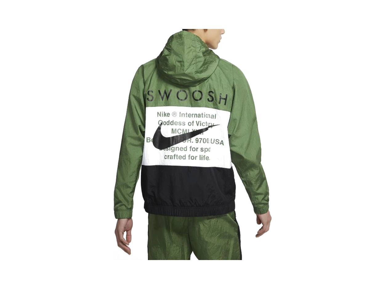 Nike Jackets Green Hooded Moderate Other