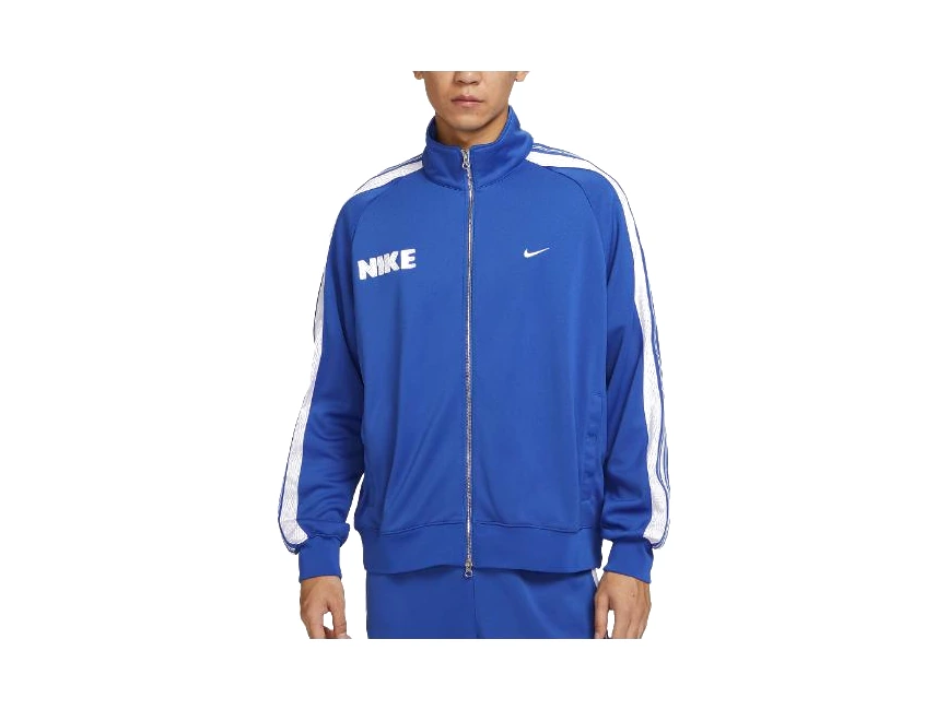 Nike Jackets Blue Stand Collar Moderate