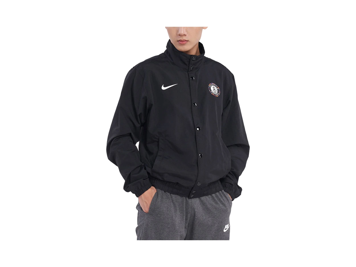 Nike Jackets Black Stand Collar Moderate