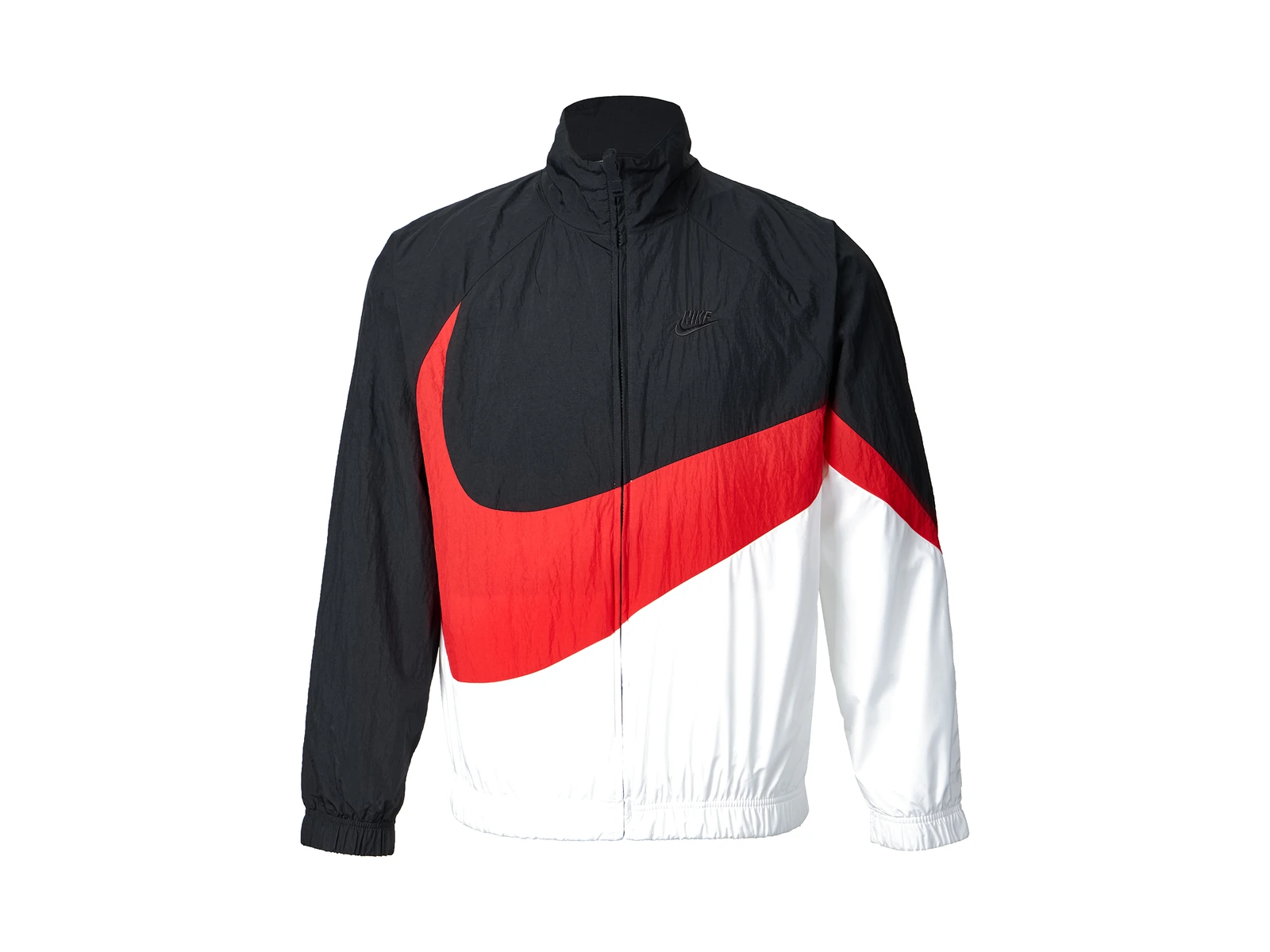 Nike Jackets Black Stand Collar Moderate