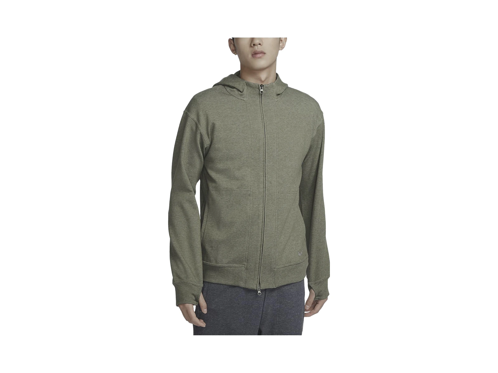 Nike Jackets Khaki Green Hooded Moderate