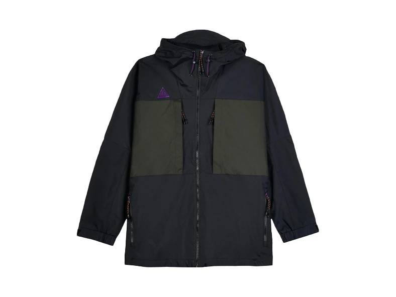 Nike Jackets Black Purple Hooded
