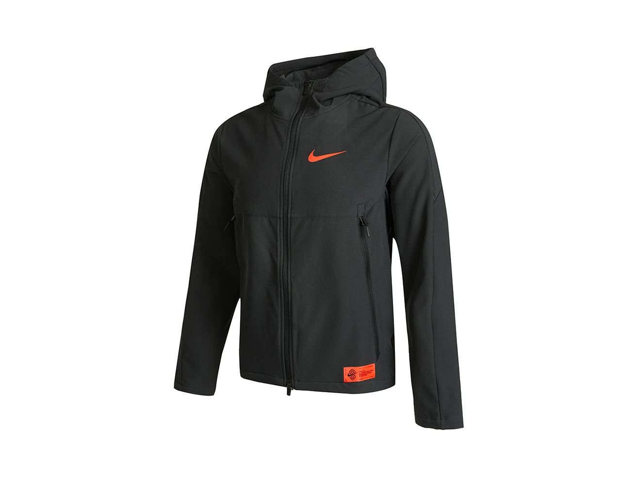 Nike Jackets Black Hooded Thickened