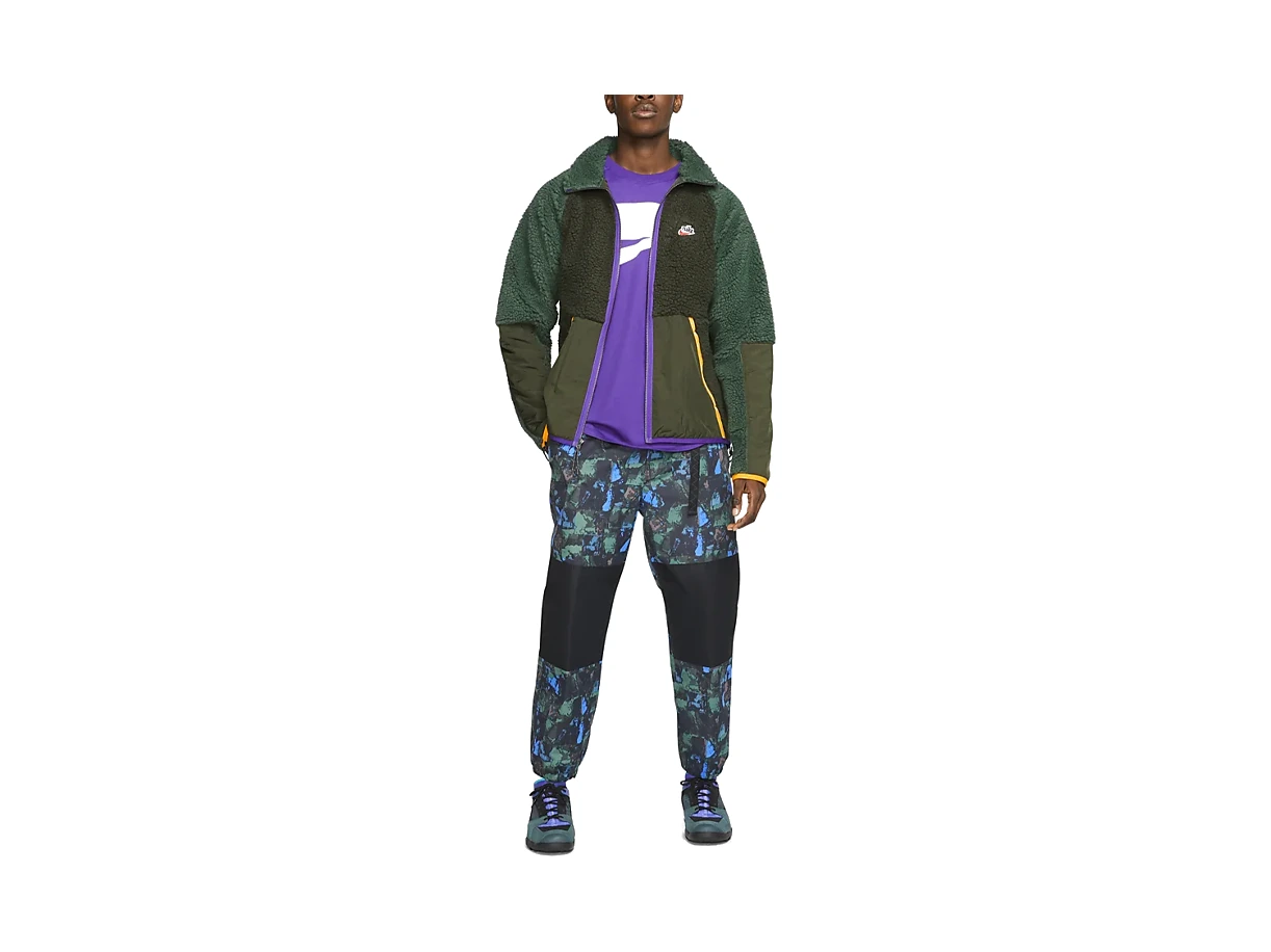 Nike Jackets Green Stand Collar Moderate
