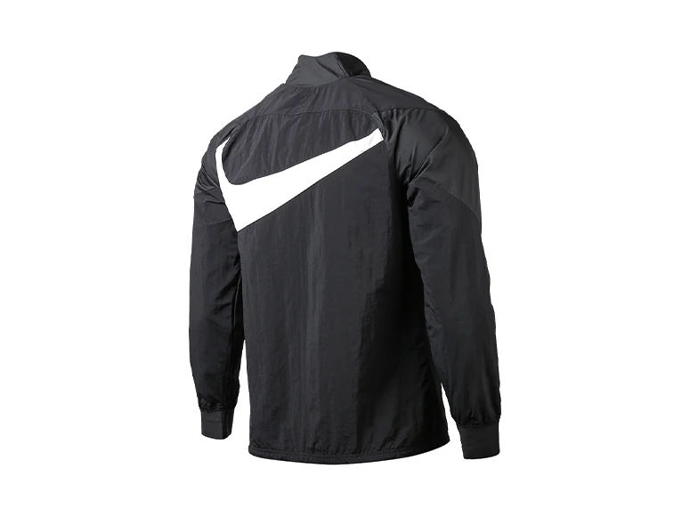 Nike Jackets Black Stand Collar Moderate