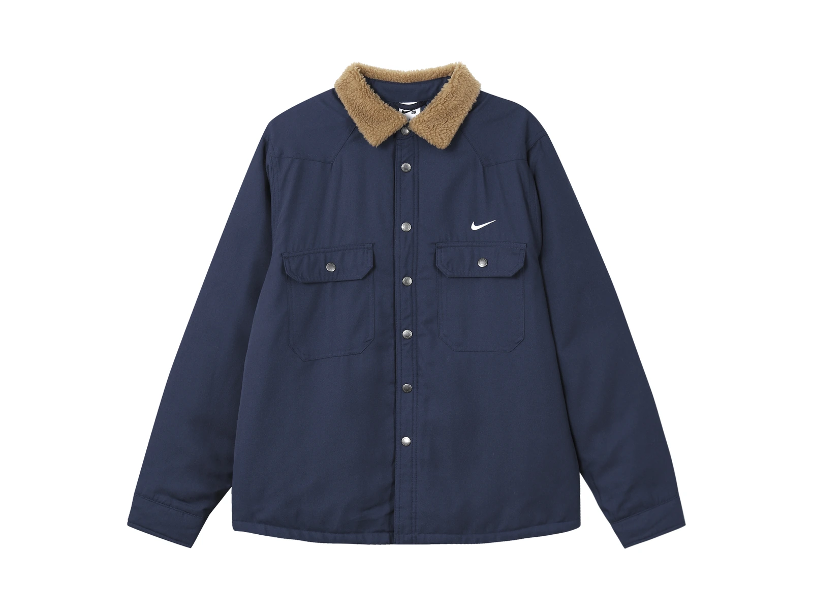 Nike Jackets Blue Lapel Moderate Other