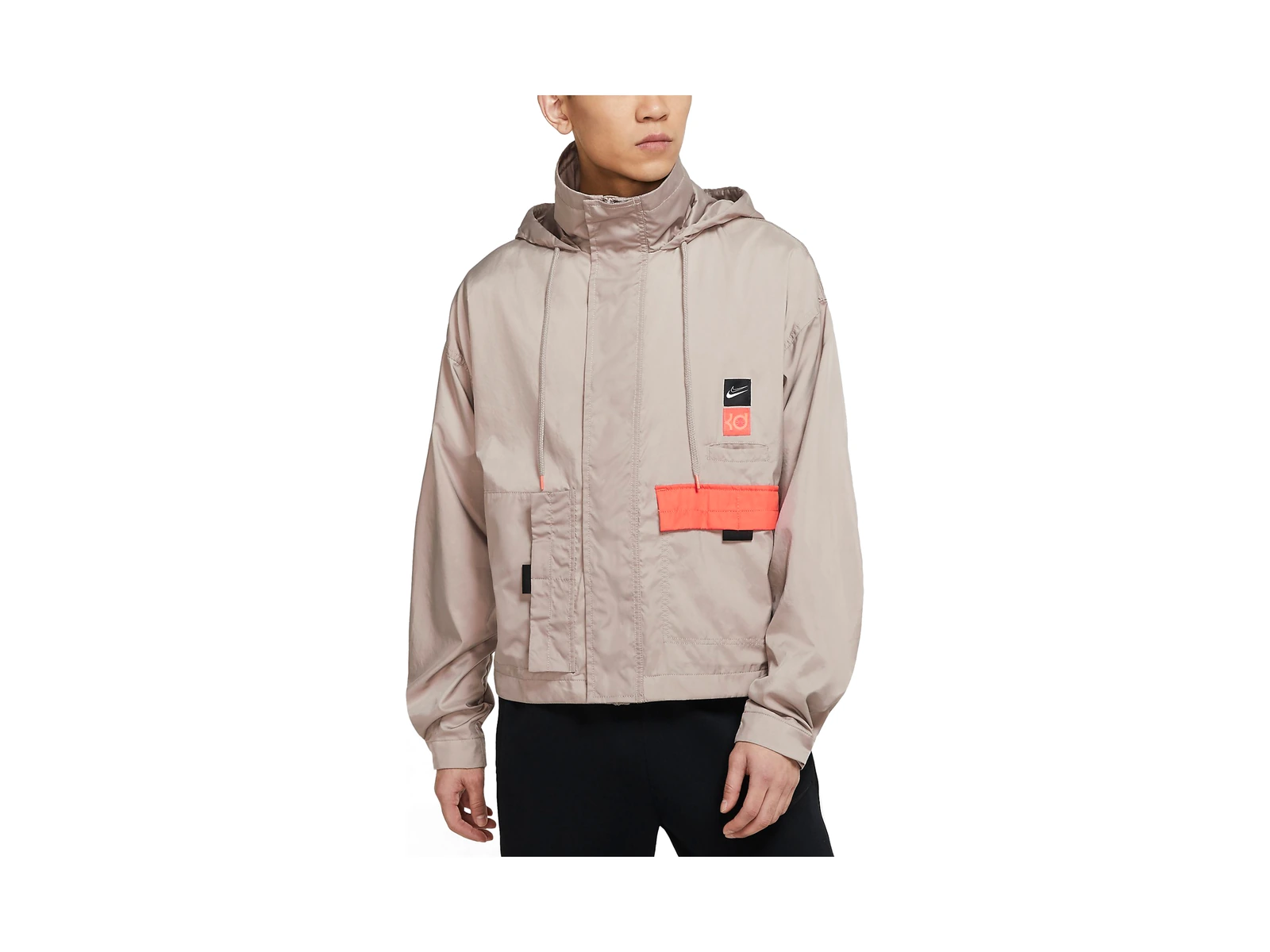 Nike Jackets Khaki Hooded Moderate Other