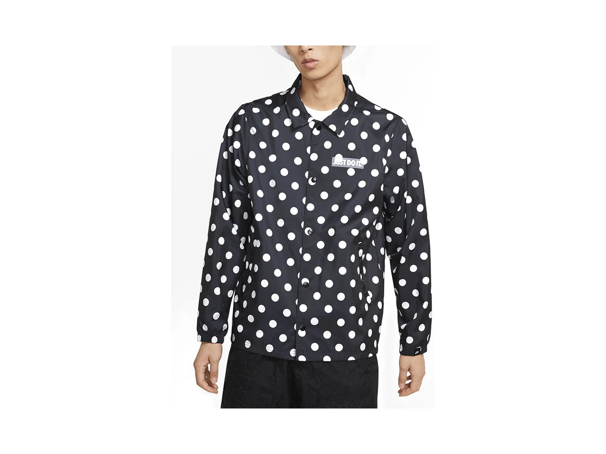 Nike Jackets Black Lapel Moderate