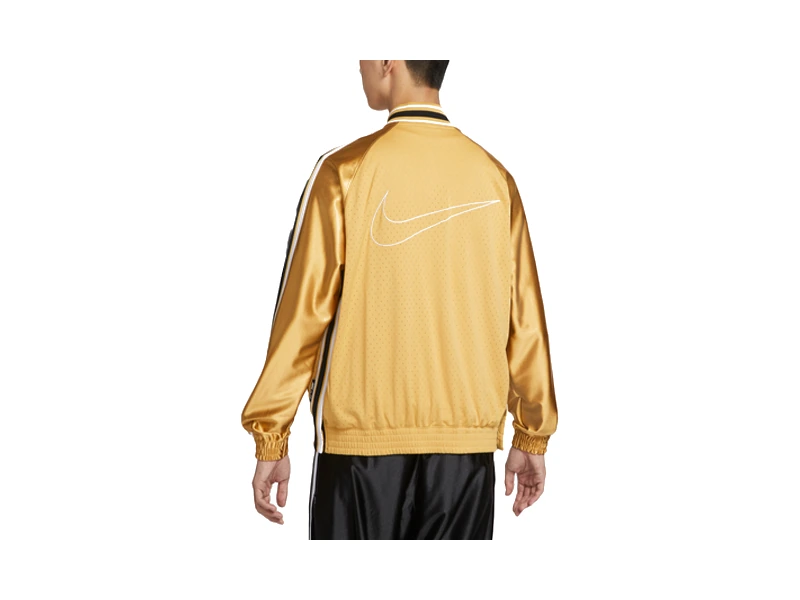 Nike Jackets Wheat Gold Baseball Collar