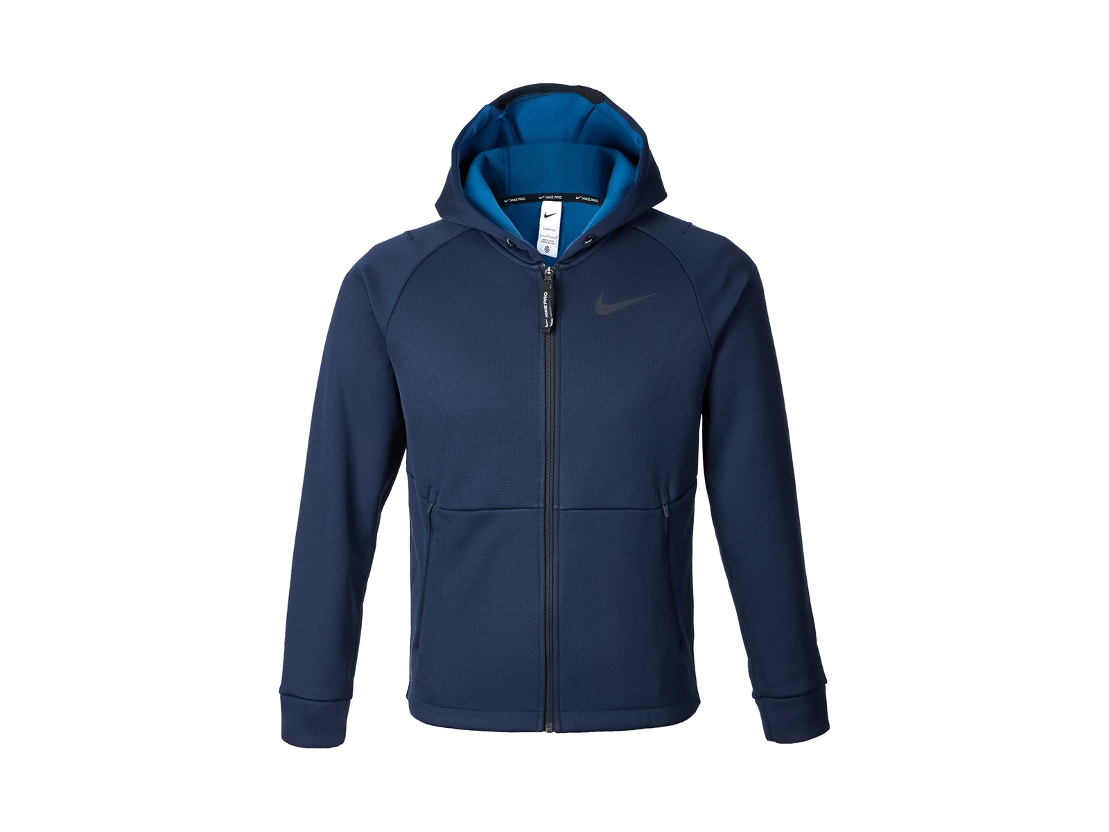 Nike Jackets Navy Blue Hooded