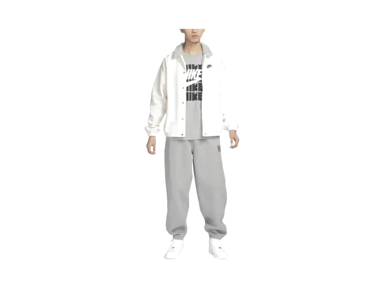 Nike Jackets White Lapel Moderate