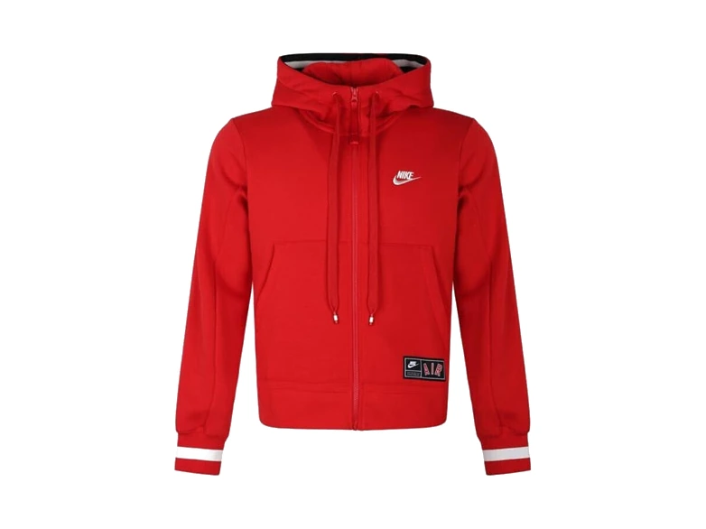 Nike Jackets Red Hooded (Non-detachable)