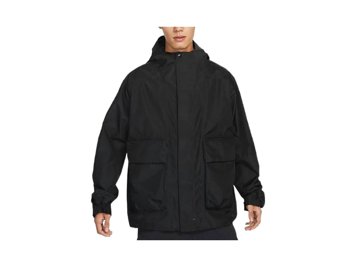 Nike Jackets Black Hooded Moderate