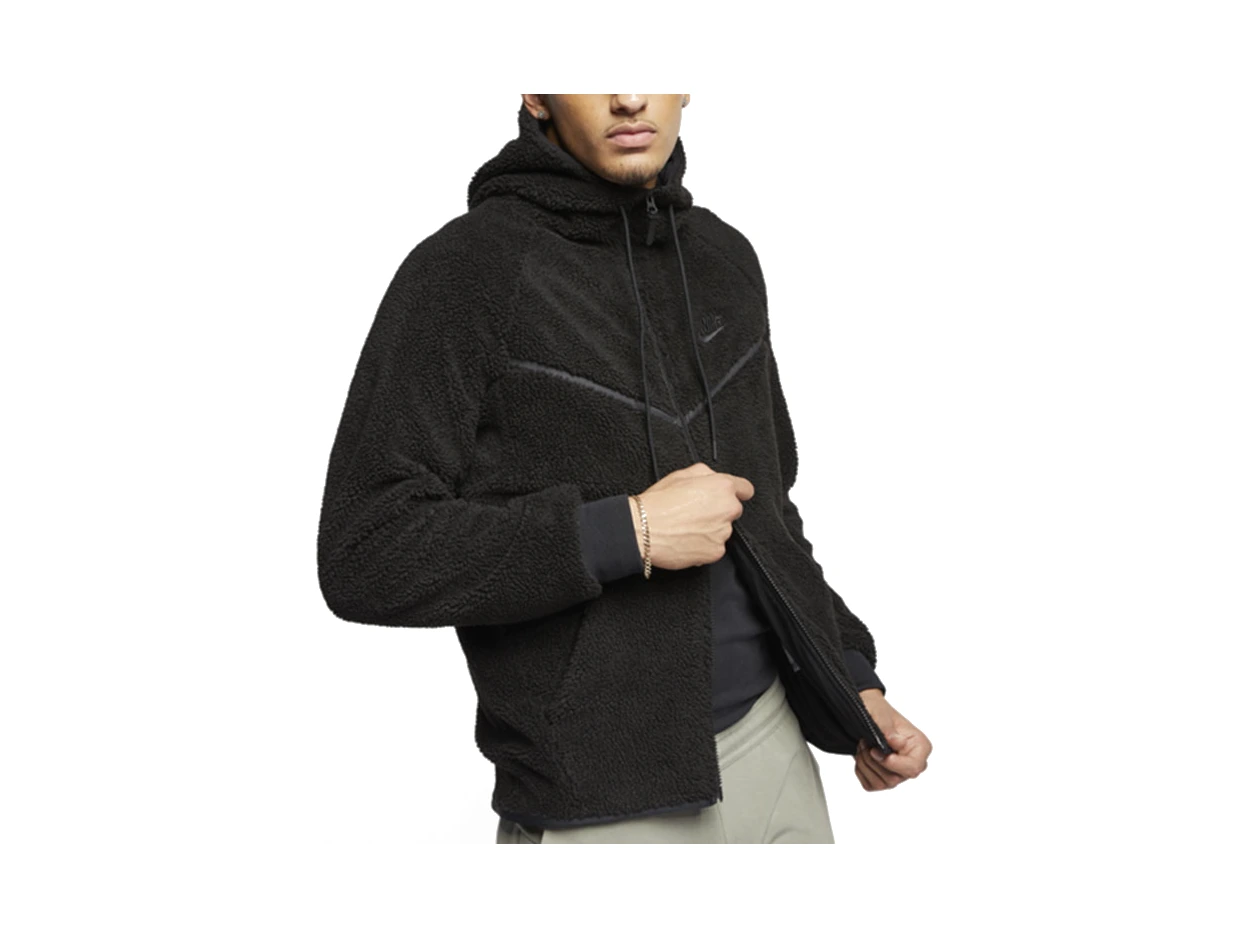 Nike Jackets Black Hooded