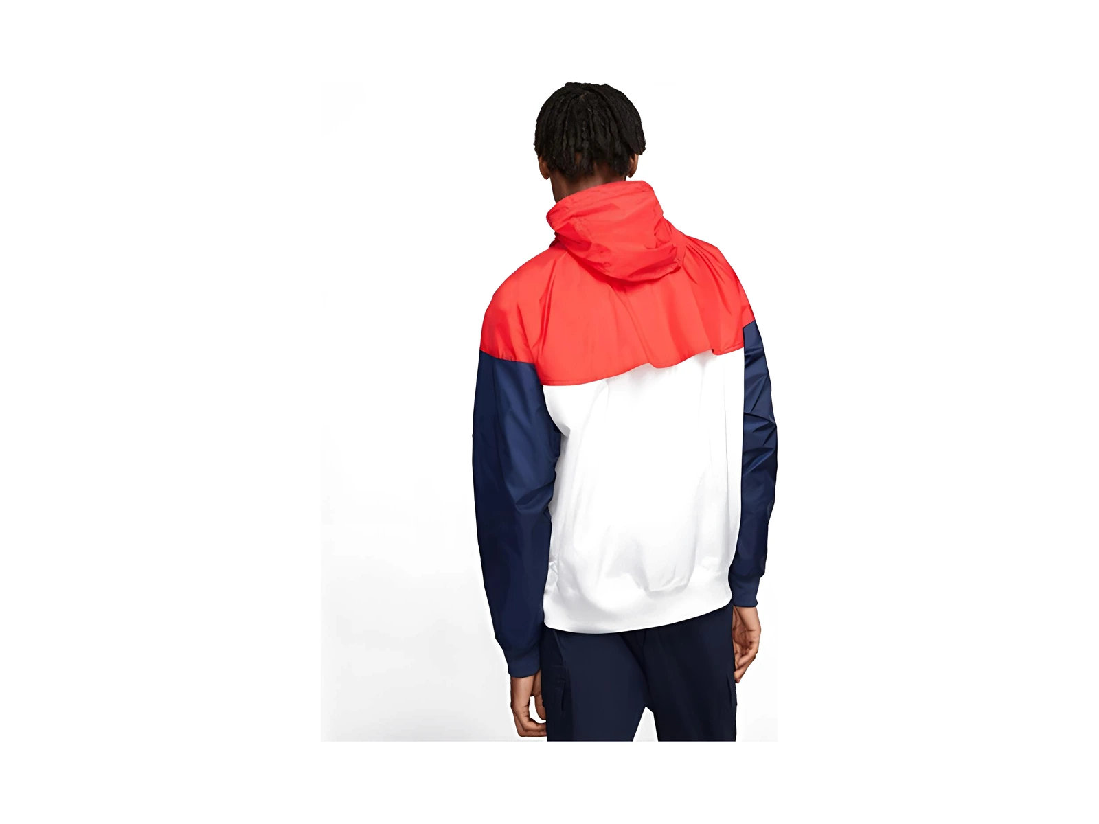 Nike Jackets Red White Hooded Moderate