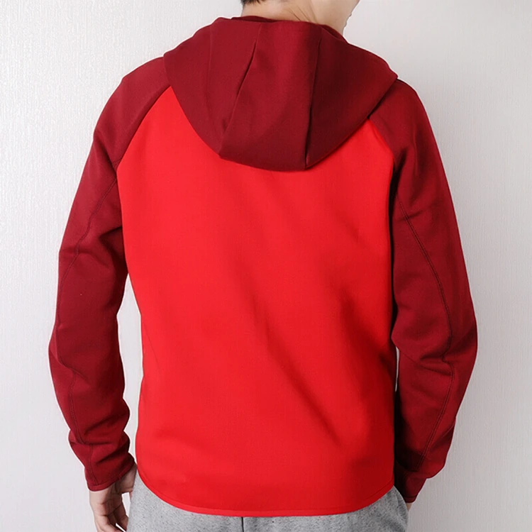 Nike Jackets Red Hooded (Non-detachable)