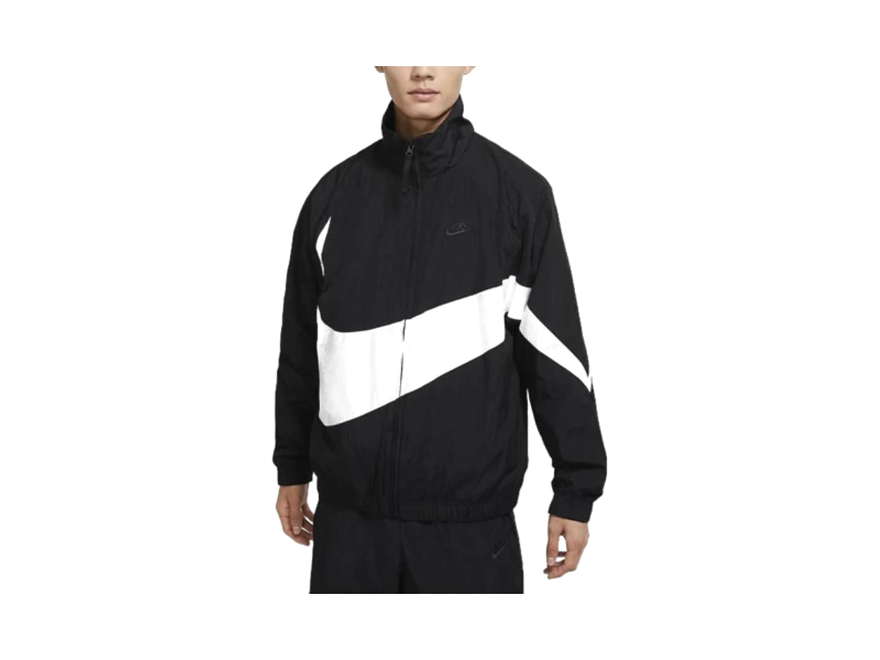 Nike Jackets Black Stand Collar Moderate