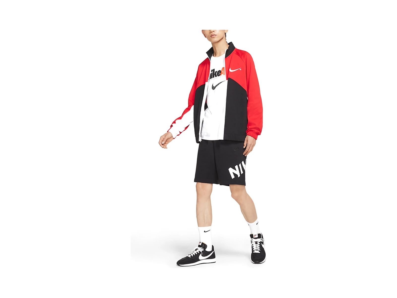 Nike Jackets University Red Stand Collar