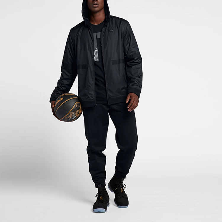 Nike Jackets Black Hooded Moderate Other