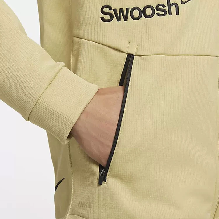 Nike Jackets Yellow Hooded