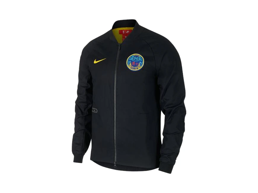 Nike Jackets Black Baseball Collar