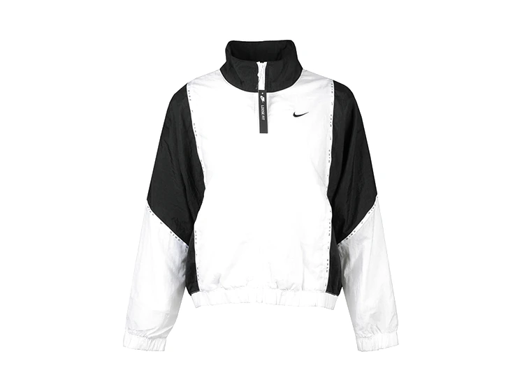 Nike Jackets White Stand Collar Moderate