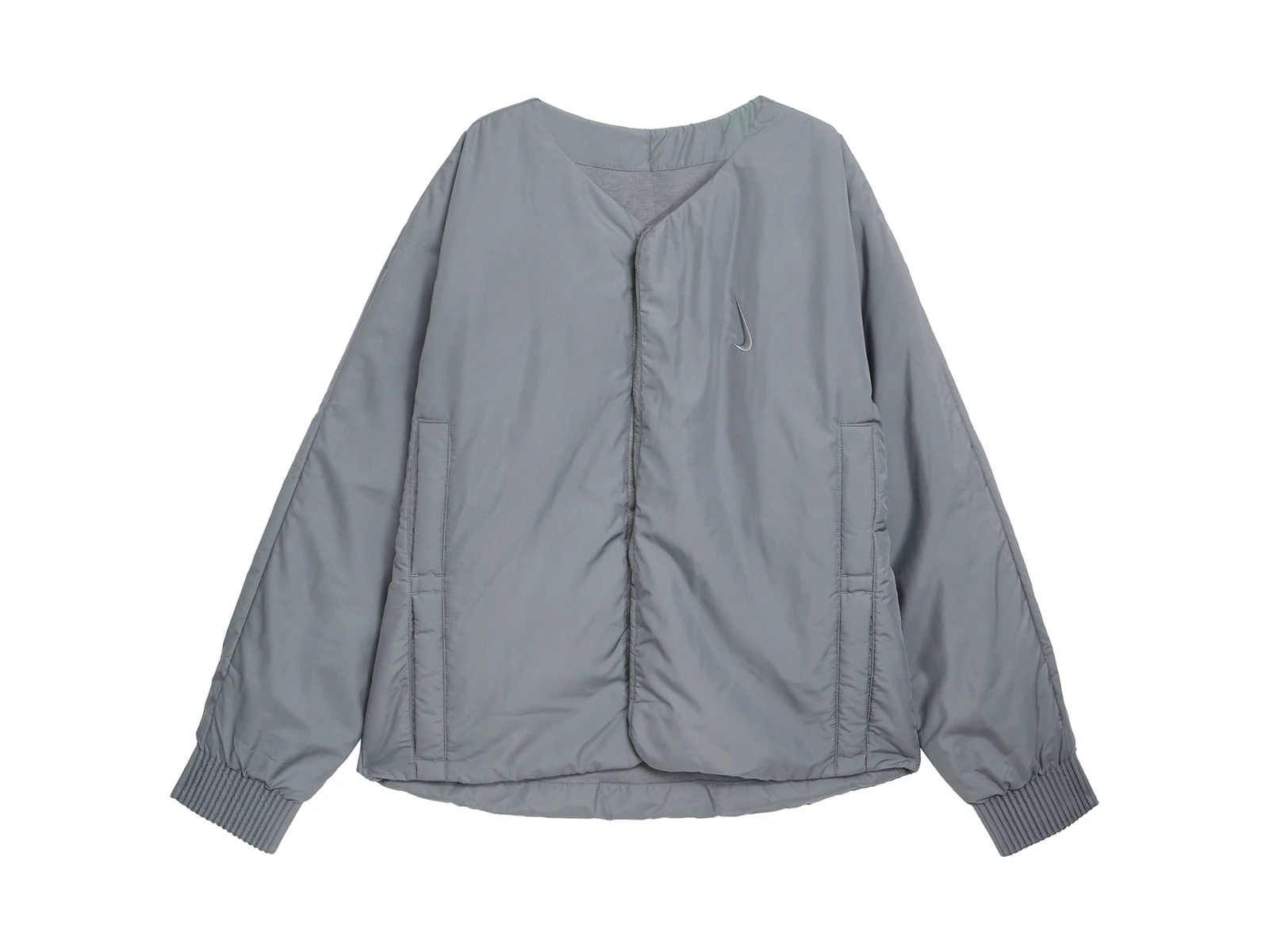 Nike Jackets Gray Crew Neck Moderate